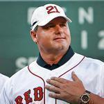Roger Clemens was on hand to honor ex-Red Sox manager Joe Morgan. 