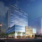 The tower will be the first major office building in Seaport Square.
