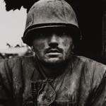 Don McCullin’s “Shell-Shocked Marine, Hue, Vietnam.”