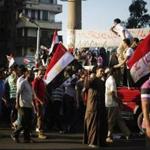 Members of the Muslim Brotherhood and supporters of ousted president Mohammed Morsi marched in Cairo.