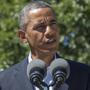 US President Barack Obama made a statement about Egypt today in Chilmark, Massachusetts.