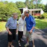 Sam and Vivian Berman moved into Five Fields in Lexington 61 years ago; their son David now lives next door.