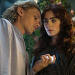 Jamie Campbell Bower and Lily Collins in “The Mortal Instruments: City of Bones,” based on Cassandra Clare’s young adult novel.