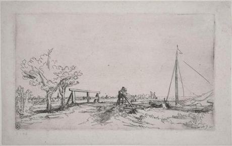 Rembrandt Harmensz van Rijn’s “Six’s Bridge.”
