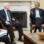 President Obama met with National Security adviser Susan E. Rice and Senators John McCain and Lindsey Graham (right) in the Oval Office to discuss strategy in Syria.