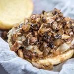 The Rifleman burger is a peppered patty with provolone and sauteed mushrooms and onions. 
