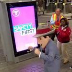 “The Safety Bounce” video was taped inside MBTA stations.
