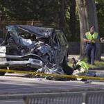 A crash Friday afternoon on the Arborway sent six people to the hospital, two with critical injuries.
