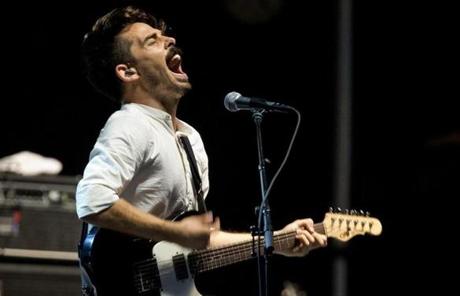 Local Natives will head on to St. Louis for LouFest. Pictured: Lead singer Taylor Rice.
