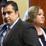 George Zimmerman (left) with his wife, Shellie, during his trial in the shooting death of Trayvon Martin.