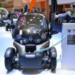 Renault’s Twizy electric car received attention at the Frankfurt Auto Show. Only 0.2 percent of all cars registered in Europe are hybrid or electric.