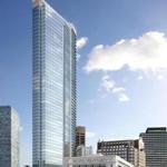 A 625-foot skyscraper at the site of the former Filene’s building will house more than 500 luxury condominiums.