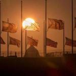 Flags will continue to fly at half-staff around Washington and throughout the nation until sunset on Friday.