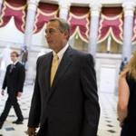 House Speaker John Boehner hinted that he may seek a coalition on a measure to raise the debt ceiling. 