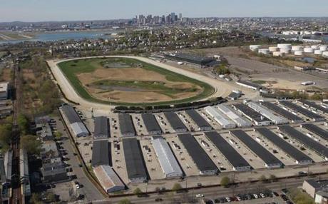 Suffolk Downs intends to replace Caesars Entertainment in its casino bid due to grave doubts that the gambling giant would pass a state background check.
