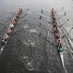 Seventeen course records were set on the first day of the 2013 Head of the Charles.