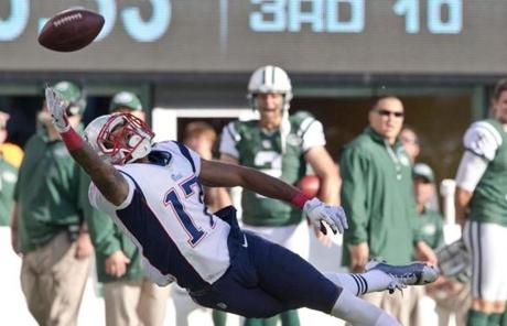 Aaron Dobson couldn’t catch a pass in the third quarter.
