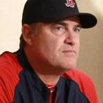 Red Sox manager John Farrell waited to appear before the media Friday night at Busch Stadium in St. Louis.