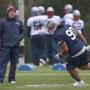 New acquisition Isaac Sopoaga (90) is a weapon for Bill Belichick to employ on the defensive line. David L Ryan/Globe Staff