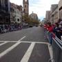 Fans lined up along Boylston Street in anticipation of the parade.