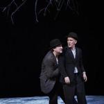 Gary Lydon as Estragon (left) and Conor Lovett as Vladimir in “Waiting for Godot” at the Paramount Center Mainstage.