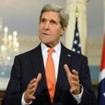 US Secretary of State John Kerry spoke to the media Friday at the State Department.
