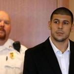Aaron Hernandez (right) was arraigned on murder charges in September.