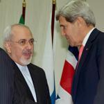 Secretary of State John Kerry with Iran’s Mohammad Javad Zarif.
