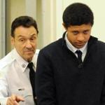 Phillip Chism, 14, was led into the courtroom for his arraignment at Salem Superior Court.