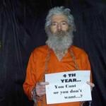 The family of Robert Levinson received a photo of him in April 2011.