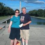 Brian and Alma Hart of Bedford scouted memorial locations in August. Their son, Private First Class John D. Hart, died when his unit was ambushed in Iraq in 2003.