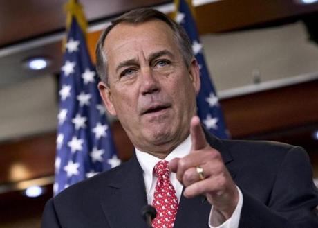 “I think they are misleading their followers,” House Speaker John Boehner said of right-wing advocacy groups.
