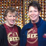 Kate Baker (left) and Suzanne Schalow are creating a national franchise of specialty beer stores.