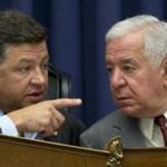 Representatives Bill Shuster (left), a Republican, and Nick Rahall, a Democrat, hit common ground on water reform. 