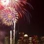 The State Street fireworks display will begin at midnight over Boston Harbor.