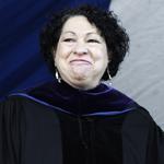 US Supreme Court Justice Sonia Sotomayor pushed the Waterford crystal button that signals the descent of the New Year’s Eve Ball in Times Square on Tuesday, Dec. 31, 2013. 