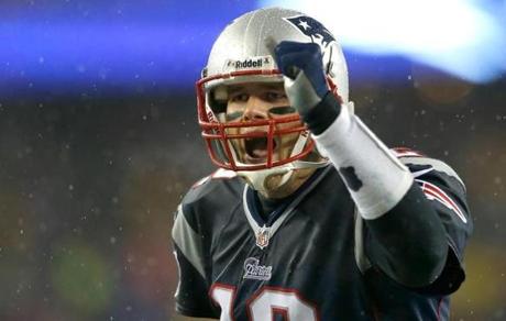 Tom Brady and the Patriots will face the Colts in the second round of the playoffs at Gillette Stadium. 
