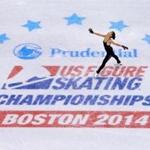 Joelle Forte practiced Wednesday for the US Figure Skating Championships, being held at the TD Garden.