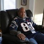 Robert Biggs, a presence at many Patriots playoff games, will put the ticket money to other uses this time around.