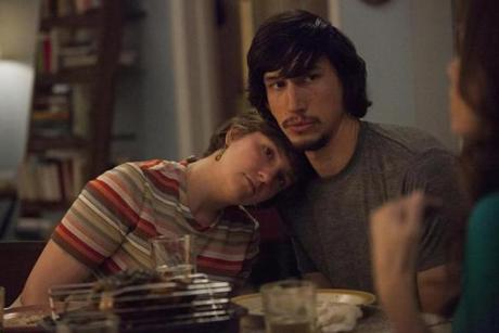 Clockwise from top: Lena Dunham, Adam Driver, Allison Williams and Jemima Kirke in the 20-something drama “Girls.”
