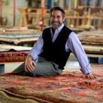 Bill Elovitz said he began buying rugs because it let him “deal with beautiful things.”
