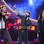 Lady Antebellum is (from left) Charles Kelley, Dave Haywood, and Hillary Scott. 
