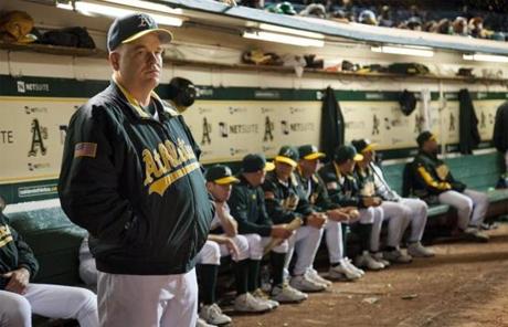Hoffman appeared in “Moneyball.”
