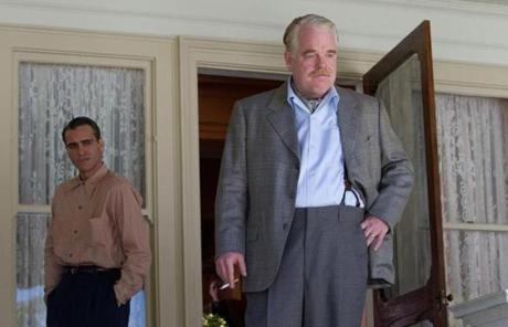 Philip Seymour Hoffman appeared with Joaquin Phoenix, left, in the movie “The Master.”
