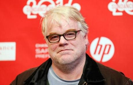 Hoffman is seen at the premiere of the film “A Most Wanted Man” at the 2014 Sundance Film Festival.
