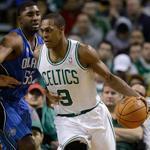 Rajon Rondo hit 9 of 11 shots and added 6 rebounds and 3 steals in nearly 27 minutes.