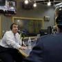 New Jersey Governor Chris Christie was interviewed and answered questions on radio Monday.
