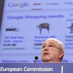 European Union Competition Commissioner Joaquin Almunia spoke at a news conference in Brussels on Wednesday.