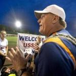 Curt Schilling, seen coaching the Mass Drifters at the USSA Girls Fastpitch World Series in August, said he has been diagnosed with cancer. 