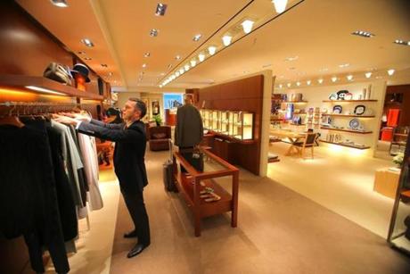 At the Heritage on the Garden building, Hermès is tripling the size of its store and expanding into a second floor.
